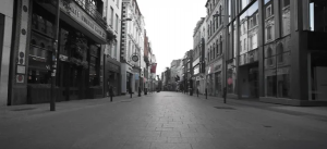 Covid-19 Dublin City empty streets video