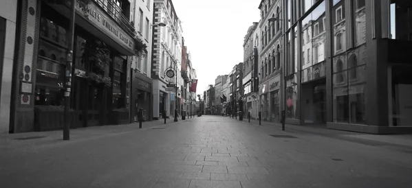 Covid-19 – Dublin City – empty streets video 2020